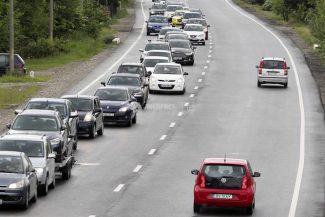 Trafic aglomerat pe Valea Prahovei după minivacanța de 1 Mai