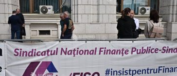 Sindicaliștii din finanțe lansează, de luni, o campanie națională de acțiuni de protest