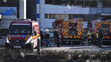 ISUBIF: Incendiu de amploare la un depozit din Chiajna; pompierii au reușit localizarea focului