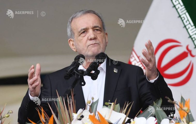 Președintele iranian Masoud Pezeshkian afirmă ca blocada navală americană este ‘sortită eșecului’