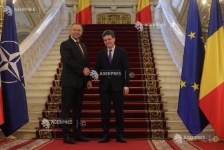Președintele Poloniei – primit de Nicușor Dan la Palatul Cotroceni