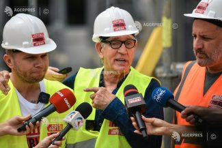 Eric Roberts a vizitat șantierul viitoarei Clinici de Psihiatrie Pediatrică ‘Prof. Dr. Alexandru Obregia’