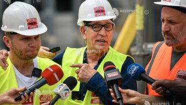 Eric Roberts a vizitat șantierul viitoarei Clinici de Psihiatrie Pediatrică ‘Prof. Dr. Alexandru Obregia’