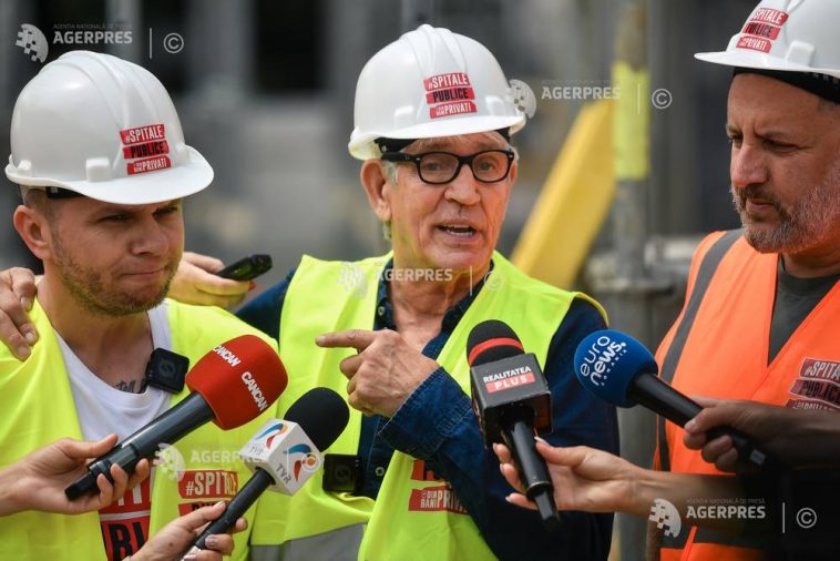 Eric Roberts a vizitat șantierul viitoarei Clinici de Psihiatrie Pediatrică ‘Prof. Dr. Alexandru Obregia’