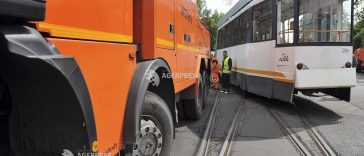 ISUBIF: Tramvai deraiat în Valea Cascadelor; patru persoane au ajuns la spital