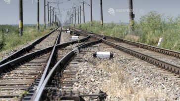 Circulația feroviară este întreruptă pe distanța Izvoru Oltului – Izvoru Mureșului – Voșlobeni