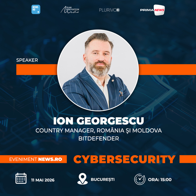 News.ro Leaders Lounge – “Cybersecurity – Protejarea afacerilor în era digitală” – Ion Georgescu (Bitdefender): Investiţiile în soluţii de securitate cibernetică sunt încă privite mai degrabă ca o cheltuială decât ca o necesitate