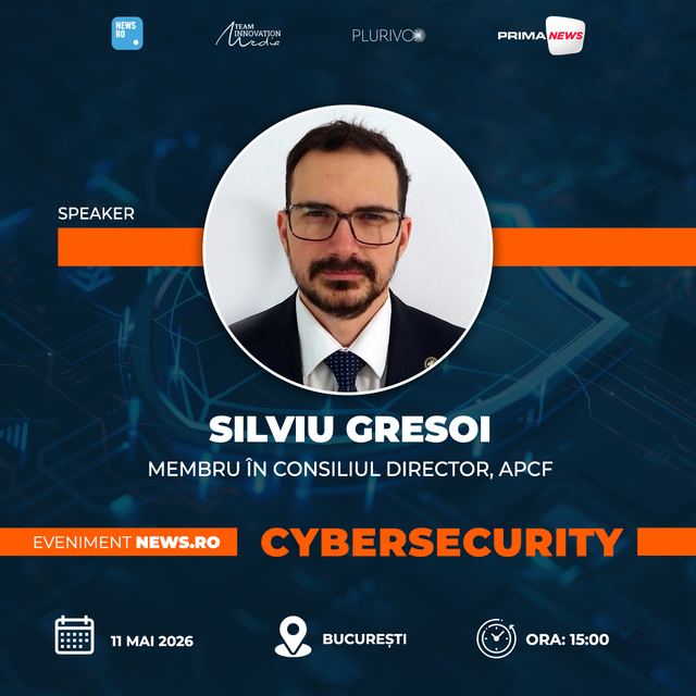 News.ro Leaders Lounge – “Cybersecurity – Protejarea afacerilor în era digitală” – Silviu Gresoi (APCF): Inteligenţa artificială schimbă fundamental natura atacurilor cibernetice