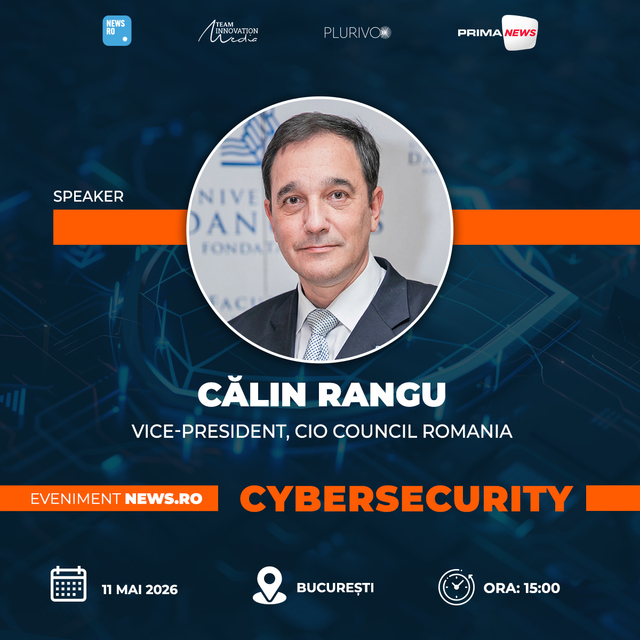 Evenimentul News.ro Leaders Lounge – “Cybersecurity – Protejarea afacerilor în era digitală”: Subiecte de top abordate de Călin Rangu, vice-president CIO Council
