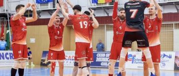 Volei masculin: Dinamo Bucureşti, victorie în decisiv cu Arcada Galaţi şi câştigă titlul 20 din palmares
