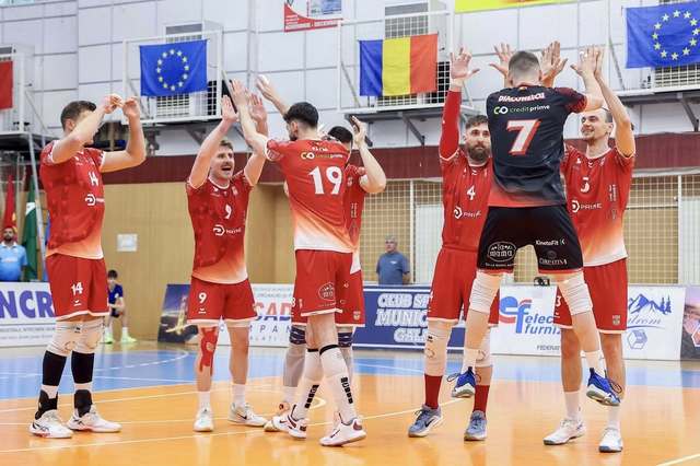 Volei masculin: Dinamo Bucureşti, victorie în decisiv cu Arcada Galaţi şi câştigă titlul 20 din palmares