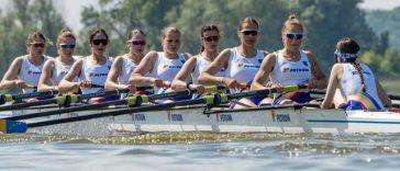 Canotaj: Echipajul feminin de 8+1 a adus a doua medalie de aur pentru România la CE de Juniori de la  Branderburg