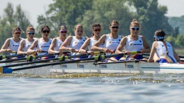 Canotaj: Echipajul feminin de 8+1 a adus a doua medalie de aur pentru România la CE de Juniori de la  Branderburg