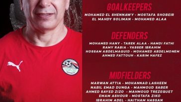 Lotul Egiptului pentru Cupa Mondială. Nu lipseşte căpitanul Mohamed Salah