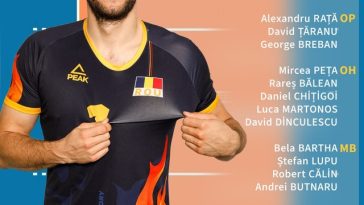 Volei masculin: Naţionala se reuneşte cu 19 jucători, la Mioveni, pentru pregătirea şi participarea la turneele European League