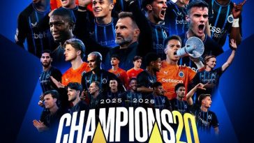 FC Bruges a câştigat al 20-lea titlu de campioană a Belgiei