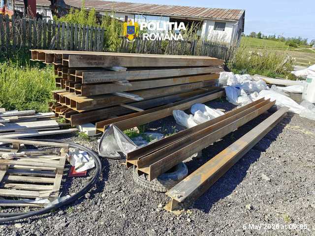 Furturi de pe şantierul de cale ferată Timişoara-Lugoj, cu un prejudiciu de peste 50.000 de euro/ Percheziţii în Timiş şi Caraş-Severin