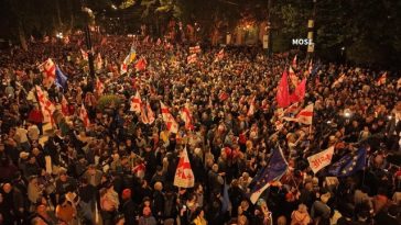 Georgia – Mii de manifestanţi pro-UE s-au mobilizat de Ziua Independenţei – VIDEO