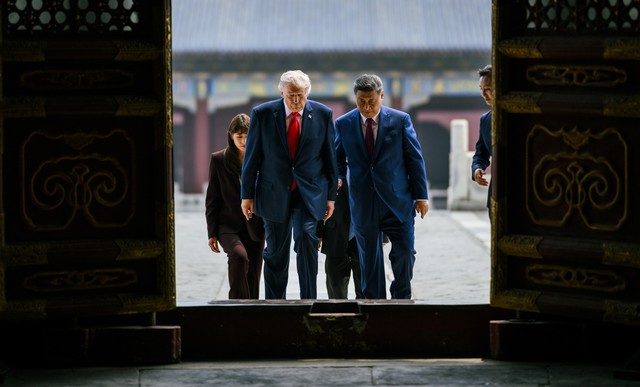 Summitul SUA-China: Trump, primit de Xi la sediul conducerii Partidului Comunist / Doar o mână de lideri americani au păşit vreodată în sediul extrem de păzit – despre care se dezvăluie public puţine lucruri