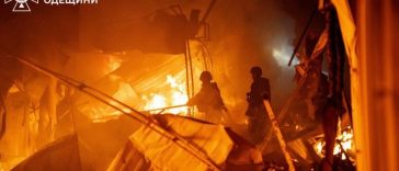 Harkovul a fost atacat din nou de drone ruseşti, cel puţin 10 clădiri au fost avariate