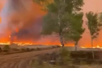 Un incendiu devastează un poligon militar din estul Olandei. Stingerea lui ar putea dura câteva zile din cauza condiţiilor meteo – VIDEO