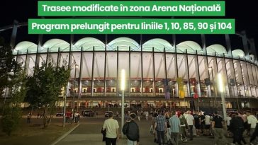 Concertul „Iron Maiden” pe Arena Naţională – Trasee modificate în zonă. Liniile 1, 10, 85, 90 şi 104 vor avea program de circulaţie prelungit