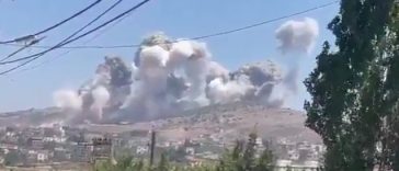 Israelul a bombardat intens Libanul extinzându-şi operaţiunile terestre dincolo de zona de securitate