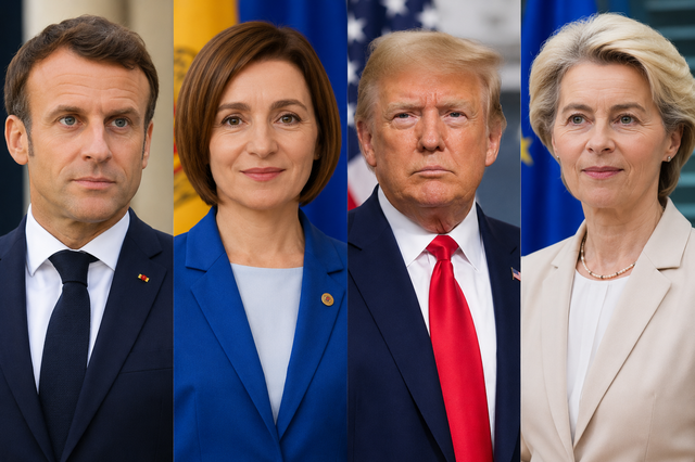 Barometru INSCOP – Emmanuel Macron, primul loc în topul încrederii românilor, Donald Trump, primul ca notorietate. Maia Sandu, a doua ca încredere şi a treia ca notorietate
