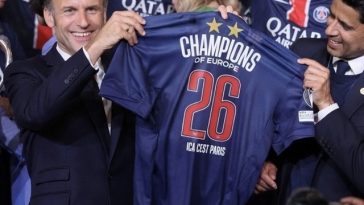 Emmanuel Macron salută triumful echipei PSG în Liga Campionilor: „Franţa este mândră”, „o nouă stea străluceşte peste Paris”