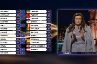 Explicaţiile prezentatoarei care a anunţat punctajul acordat de juriul Moldovei în finala Eurovision: „Când am văzut punctele, am avut o reacţie de şoc” – VIDEO