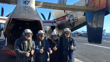 Argentina: Preşedintele Milei, la bordul portavionului american USS Nimitz în cadrul unor exerciţii comune – VIDEO