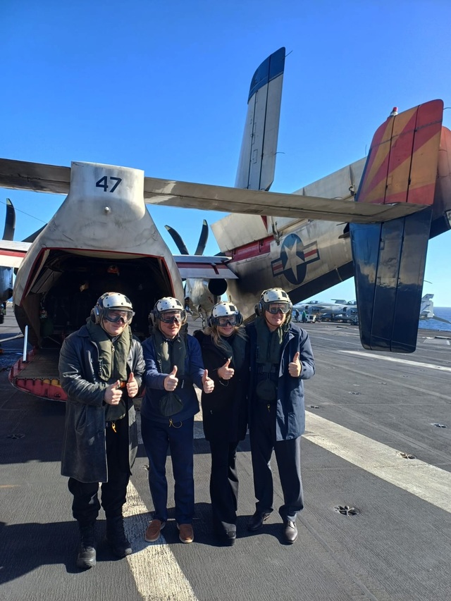 Argentina: Preşedintele Milei, la bordul portavionului american USS Nimitz în cadrul unor exerciţii comune – VIDEO