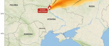 Incendiul din zona Cernobîl – Ministerul Mediului: Vântul va favoriza deplasarea norului de fum către Belarus, ulterior către nordul şi nord-estul Ucrainei şi sud-vestul Rusiei, fără impact asupra României, potrivit estimărilor ANM
