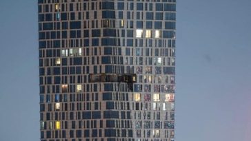 Imobil rezidenţial avariat la Moscova, într-un atac ucrainean cu dronă, înaintea defilări de la 9 Mai, anunţă Sobianin