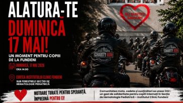 Comunitatea moto, alături de copiii internaţi la Fundeni/ Duminică, mai mulţi motociclişti vor porni motoarele în semn de solidaritate şi susţinere a micuţilor care se luptă cu boala/ Mesajul transmis