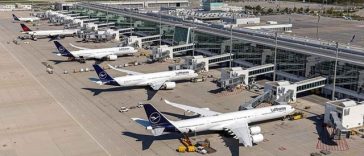 Zborurile, suspendate la Munchen, după detectarea unei drone, căutată cu elicoptere