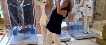 Nadia Comăneci a dansat charleston cu Teodora Ungureanu, ca în urmă cu cinci decenii – VIDEO