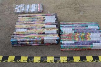 Dolj: 200 de articole pirotehnice, găsite de poliţiştii de frontieră într-un microbuz condus de un bulgar