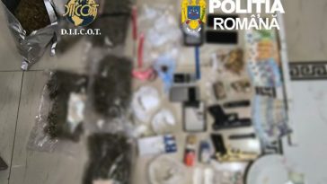 Caraş-Severin: 25 de reţinuţi, după percheziţiile domiciliare în cazul traficului de droguri de mare risc/ Ce au găsit poliţiştii la locuinţele suspecţilor