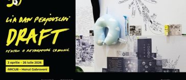 Curatorarea Agnès Violeau, în dialog despre practicile artei contemporane în spaţiul public cu Lia şi Dan Perjovschi, la ARCUB – Hanul Gabroveni