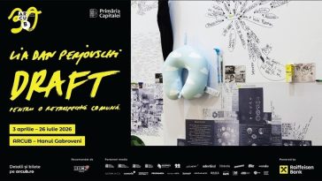 Curatorarea Agnès Violeau, în dialog despre practicile artei contemporane în spaţiul public cu Lia şi Dan Perjovschi, la ARCUB – Hanul Gabroveni