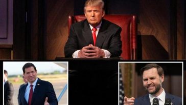 Vance glumeşte că el şi Rubio sunt candidaţi la „The Apprentice” pentru a-i succeda lui Trump