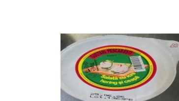 Lot de salată de icre cu hering şi ceapă, rechemat de la consumatori după ce a fost detectată prezenţa bacteriei Listeria monocytogenes