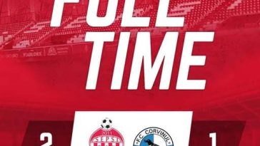 Sepsi OSK a învins liderul Corvinul, scor 2-1, în Liga 2