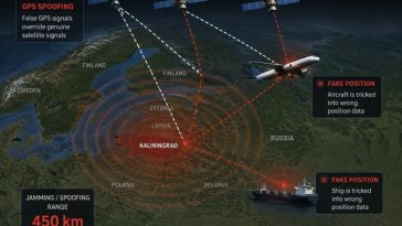 Rusia poate bruia semnalele GPS până în inima Europei. Autoritatea lituaniană afirmă că Rusia şi-a extins capacitatea de interferenţă: numărul de antene de „spoofing” GPS a crescut de la 3 la începutul anului 2025 la 36 în prezent