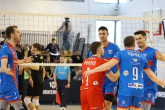 Volei masculin: Steaua Bucureşti, victorie cu SCM Zalău în meciul 3 al finalei pentru medalia de bronz a Diviziei A