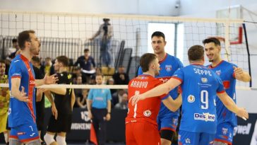 Volei masculin: Steaua Bucureşti, victorie cu SCM Zalău în meciul 3 al finalei pentru medalia de bronz a Diviziei A