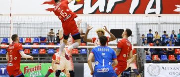 Volei masculin: Steaua Bucureşti – SCM Zalău, 2-2 la general, în finala mică a Diviziei A