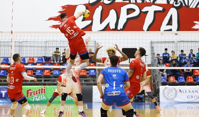 Volei masculin: Steaua Bucureşti – SCM Zalău, 2-2 la general, în finala mică a Diviziei A