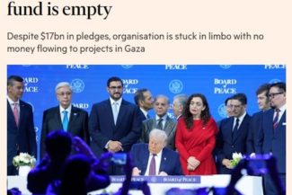 Consiliul Păcii al lui Trump n-a primit nicio finanţare şi este împotmolit în probleme juridice, dezvăluie Financial Times